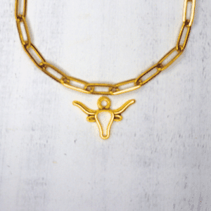 Bull aranyszínű charm
