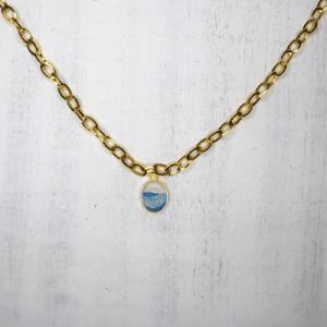 Ovális medál charm