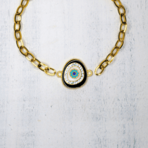 Evil Eye ovális charmok