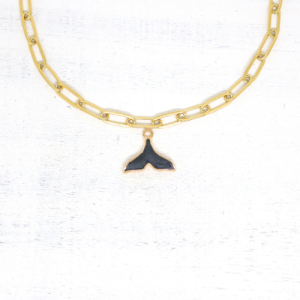 Bálna farok charm