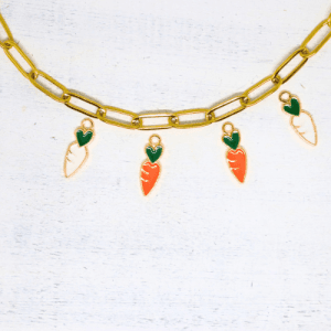 Répa zománcos charmok