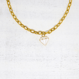 Gyémánt zománcos charm