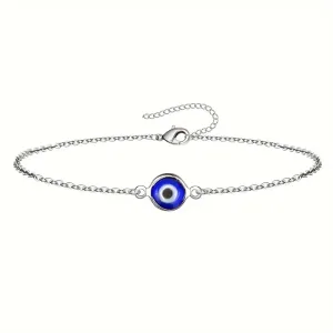 Evil eye ezüstös kész karlánc
