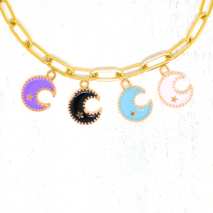 Charm nyaklánc/karkötő - Charmshop Budapest - hold charm