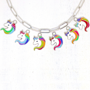 Charm nyaklánc/karkötő - Charmshop Budapest - egyszarvú charm