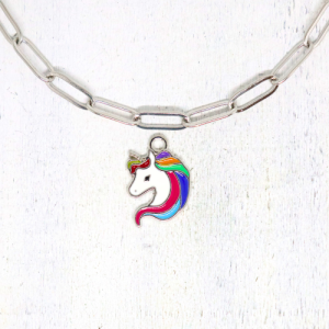 Charm nyaklánc/karkötő - Charmshop Budapest - egyszarvú charm