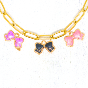 Charm nyaklánc/karkötő - Charmshop Budapest - masni charm