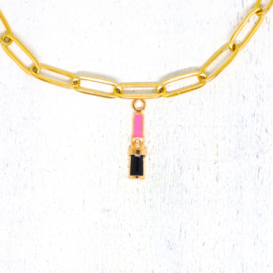 Charm nyaklánc/karkötő - Charmshop Budapest - rúzs charm