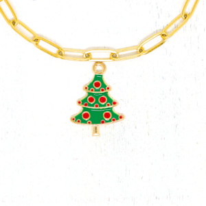 Charm nyaklánc/karkötő - Charmshop Budapest - karácsonyfa charm