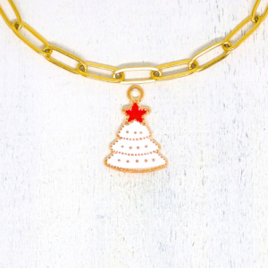 Charm nyaklánc/karkötő - Charmshop Budapest - karácsonyfa charm