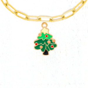 Charm nyaklánc/karkötő - Charmshop Budapest - karácsonyfa charm