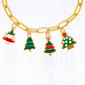 Charm nyaklánc/karkötő - Charmshop Budapest - karácsonyfa charm