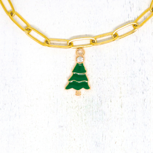 Charm nyaklánc/karkötő - Charmshop Budapest - karácsonyfa charm