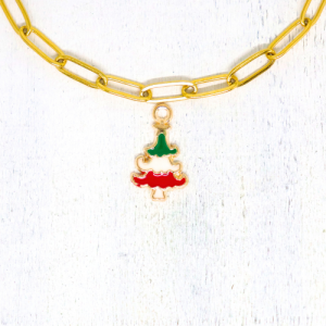Charm nyaklánc/karkötő - Charmshop Budapest - karácsonyfa charm