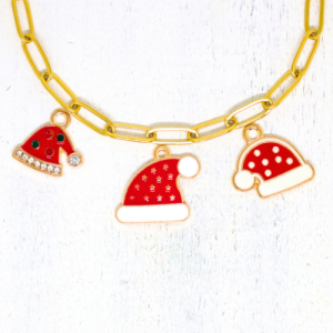 Charm nyaklánc/karkötő - Charmshop Budapest - téli sapka charm