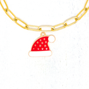 Charm nyaklánc/karkötő - Charmshop Budapest - téli sapka charm