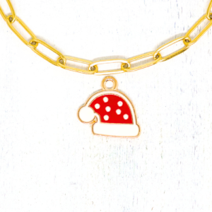 Charm nyaklánc/karkötő - Charmshop Budapest - téli sapka charm