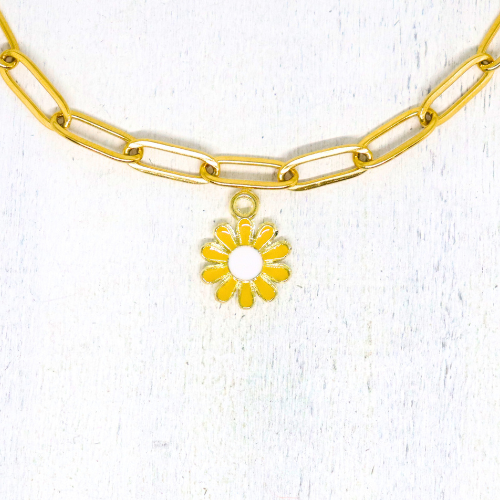 Virág tízszirmú zománcos charmok 9 Virág tízszirmú zománcos charmok