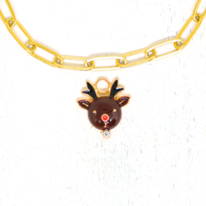 Charm nyaklánc/karkötő - Charmshop Budapest - karácsonyi rénszarvas charm