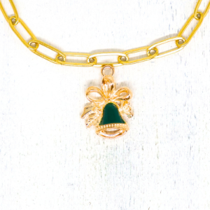 Charm nyaklánc/karkötő - Charmshop Budapest - karácsonyi csengő charm
