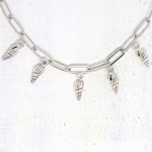 Charm nyaklánc/karkötő - Charmshop Budapest - tengeri csiga charm