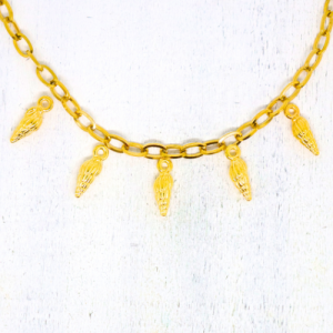 Charm nyaklánc/karkötő - Charmshop Budapest - tengeri csiga charm