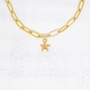 Starfish aranyszínű charmok