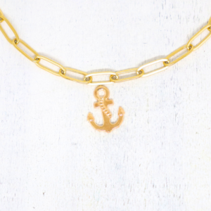 Horgony aranyszínű charmok