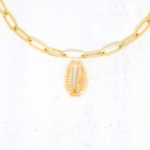 Kagyló tengeri kagyló aranyszínű charmok