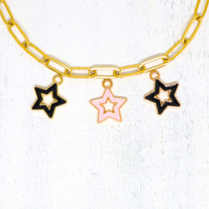 Charm nyaklánc/karkötő - Charmshop Budapest - csillag charm