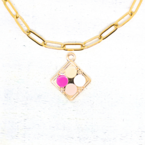 Smink paletta aranyszínű charm