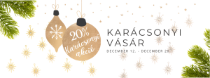 Karácsonyi vásár a Charmshopban
