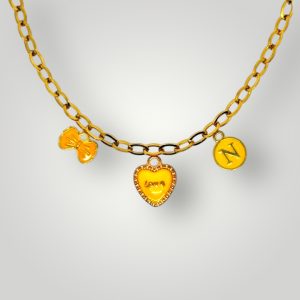 Valentin napi charm karkötő vagy nyaklánc összeállítás 6