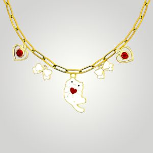 Valentin napi charm karkötő vagy nyaklánc összeállítás 3