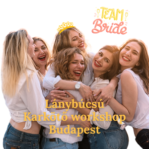 Lánybúcsú: kreatív charm karkötőkészítő workshop Budapesten
